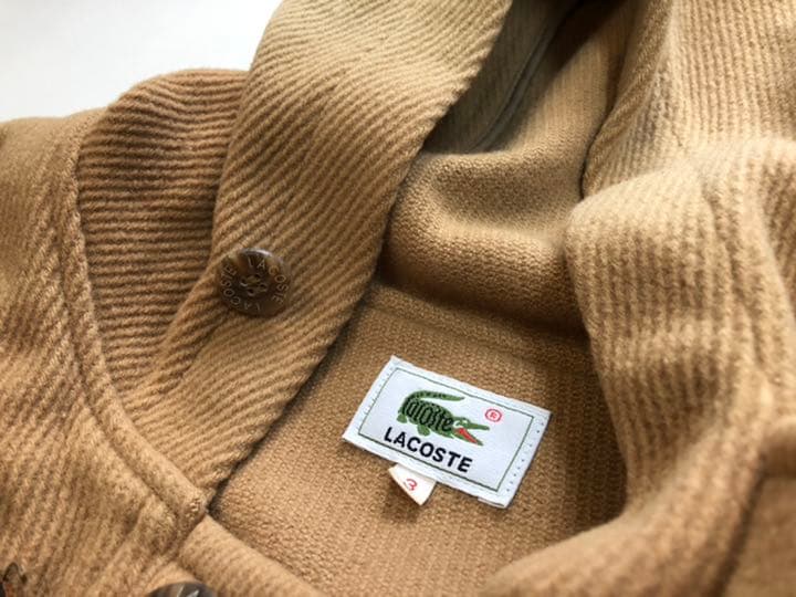 美品3 90's LACOSTE ラコステ ダッフルコート 322