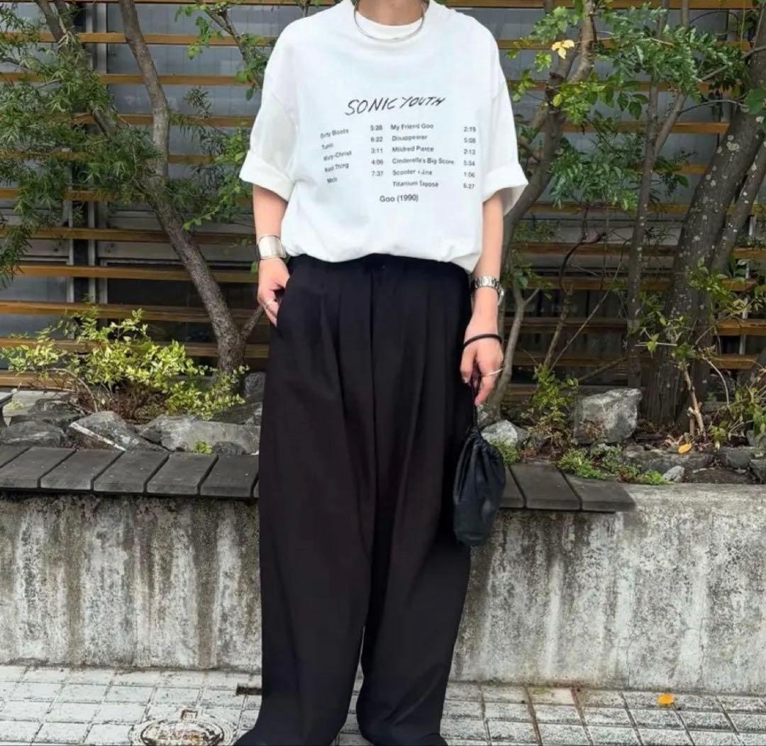 トップス blurhmsROOTSTOCK 24SS Goo Print Tee WIDE