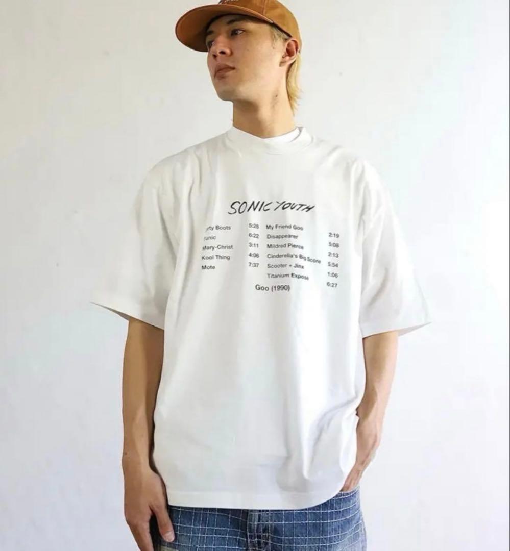 トップス blurhmsROOTSTOCK 24SS Goo Print Tee WIDE