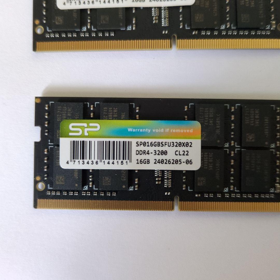 七*海様 SP 16GB☓2枚 32GB DDR4-3200 CL22 メモリ