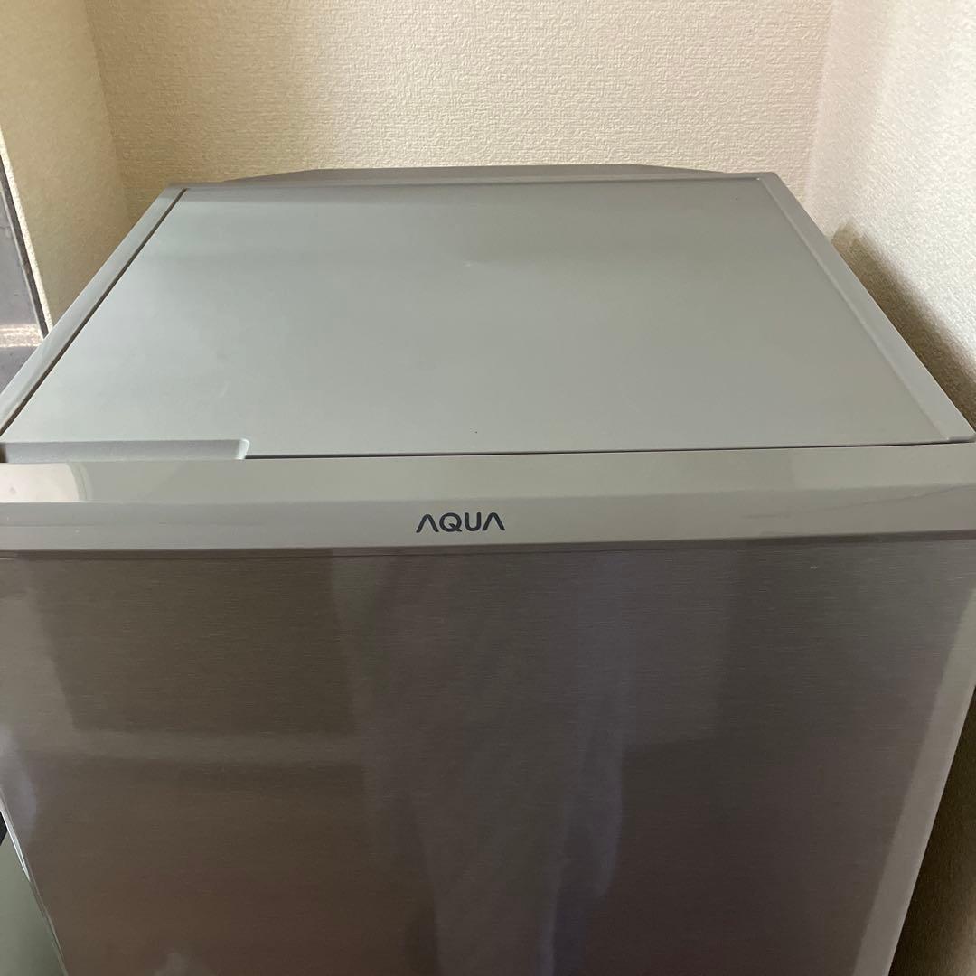 AQUA冷蔵庫 2ドア シルバー