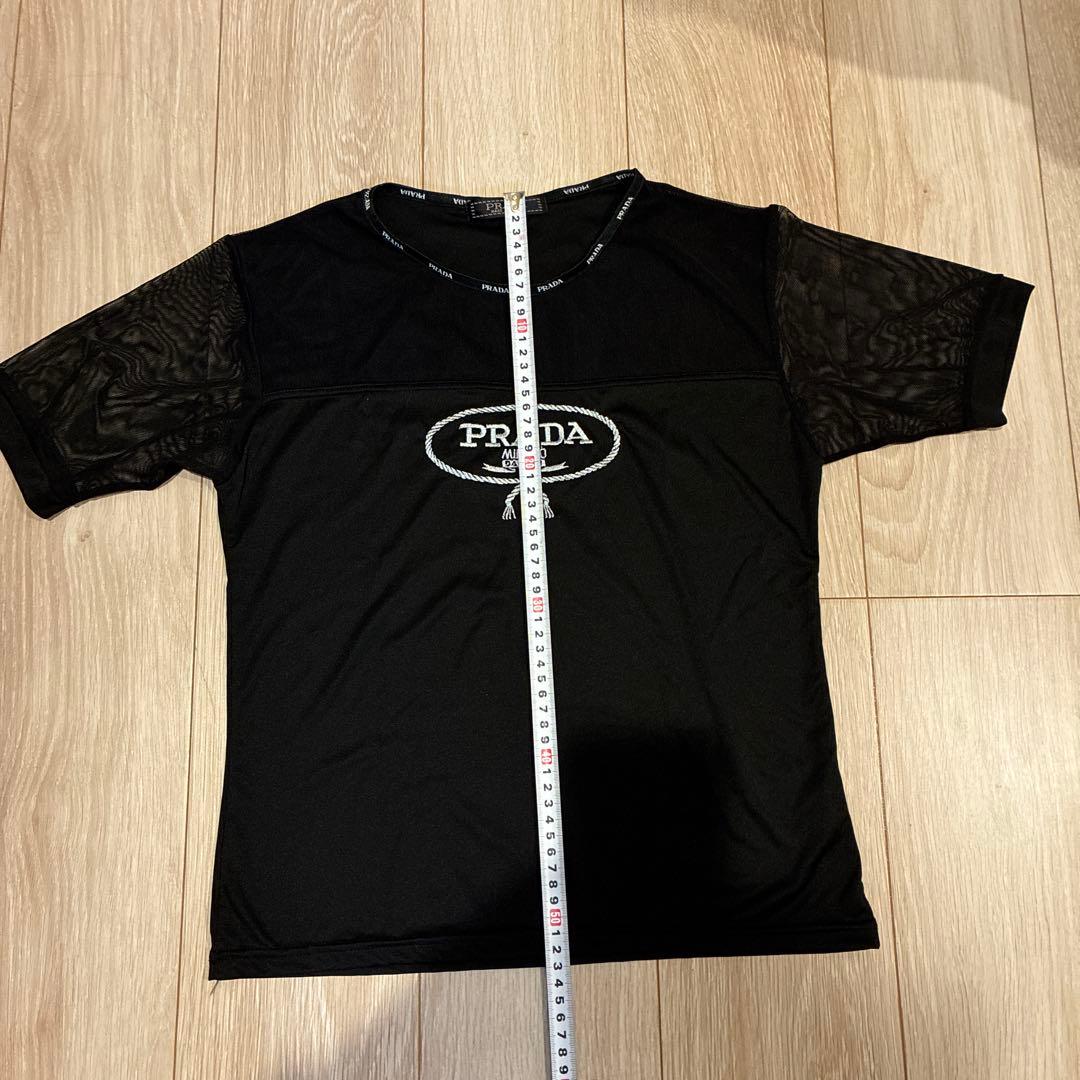 お値引きしました！PRADA ブラック Tシャツ 半袖