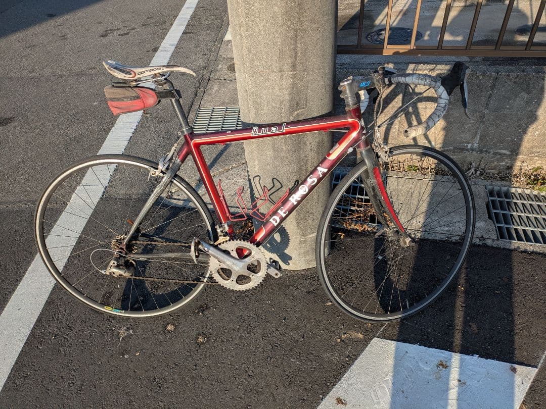 未整備 DEROSA Dual ロードバイク