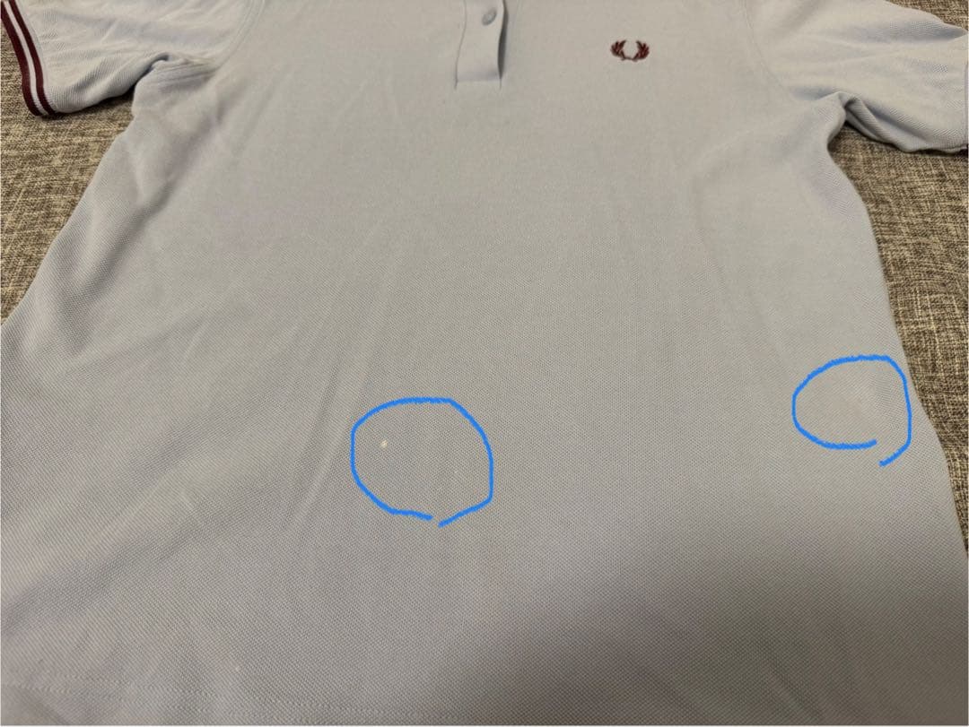 FRED PERRY / 別注 G3600 LIGHT SMOKE / サイズ8