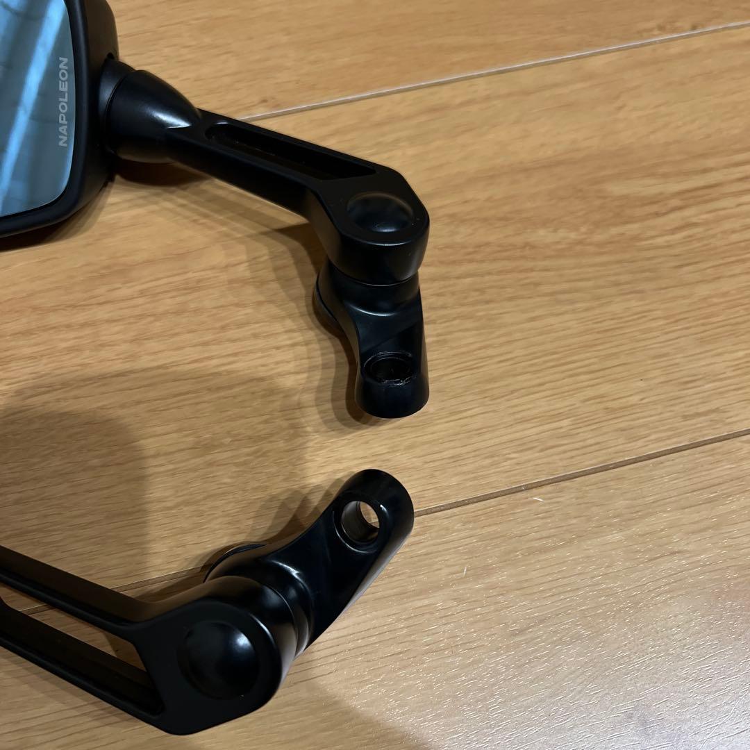 タナックス　TANAX ナポレオン　シャークミラー1B ブルーミラー　左右