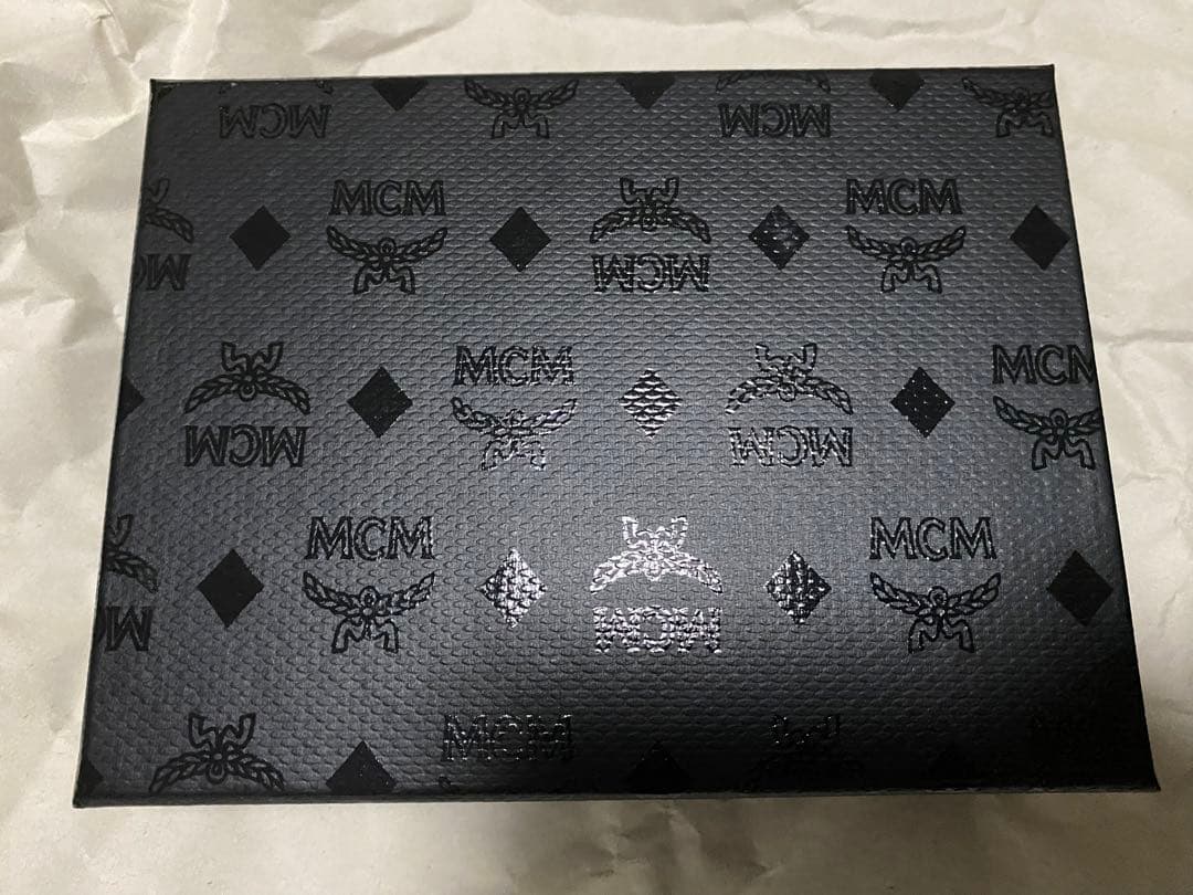 MCM 二つ折り財布 ブラウン レザー