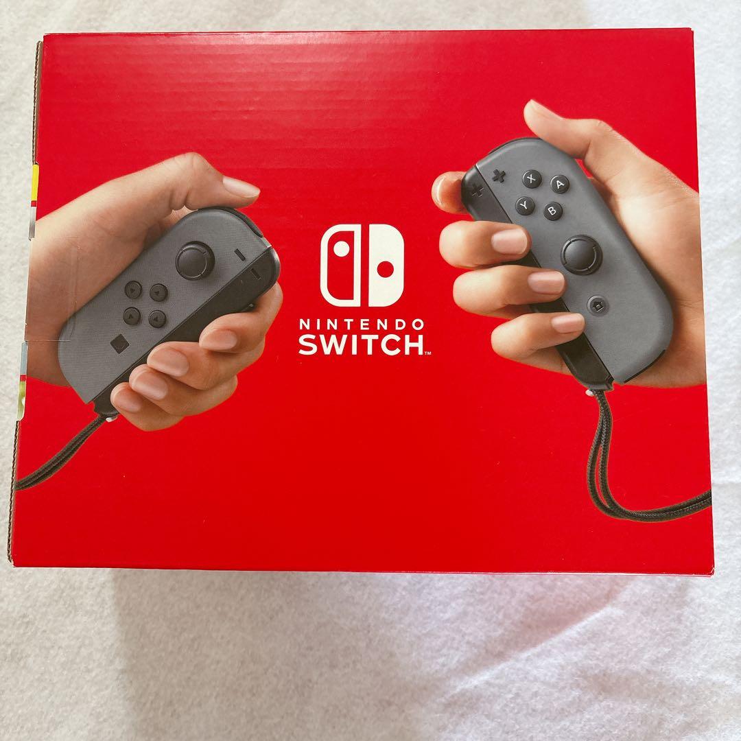 新品未使用 Nintendo Switch 本体 グレー 新型 箱あり 即日発送