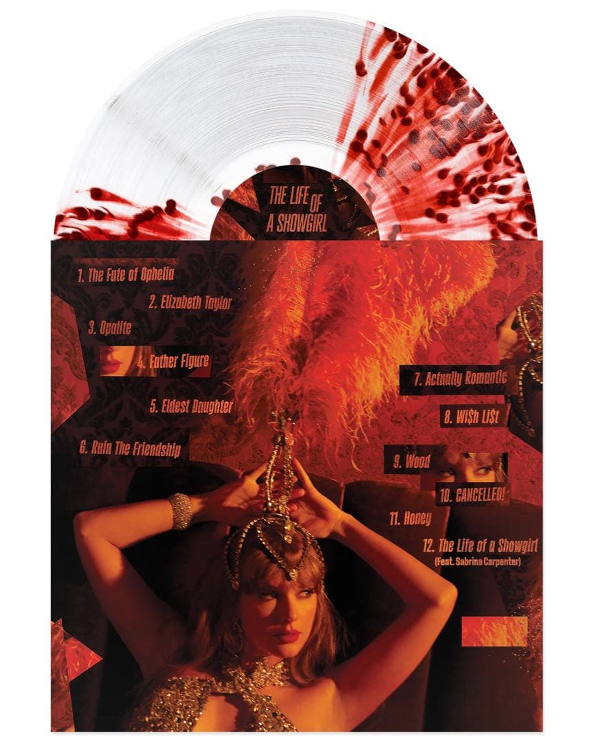 The Life Of A Showgirl　限定トランスペアレントレコード