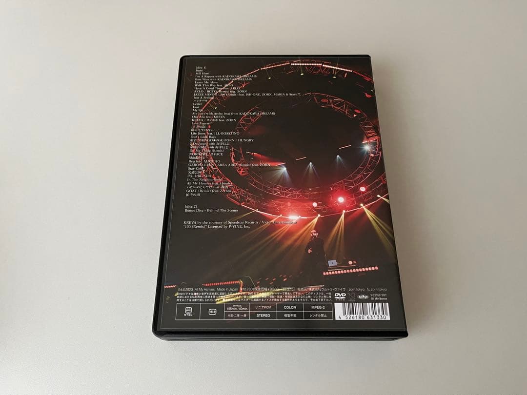 ZORN ライブDVD 初回限定