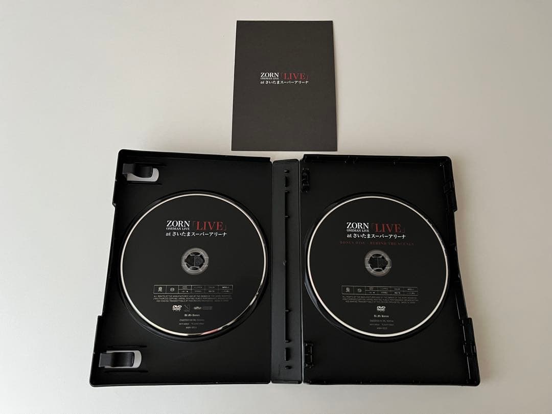 ZORN ライブDVD 初回限定