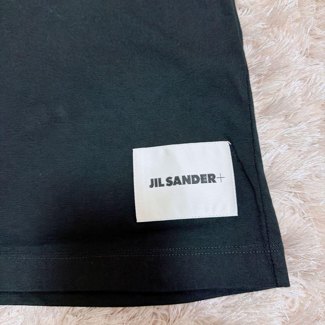 【美品】 JIL SANDER+ Tシャツ 黒 XXLサイズ