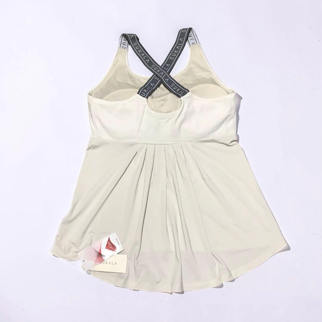 SUKALA ベーシックバックフレアタンクトップ Lサイズ