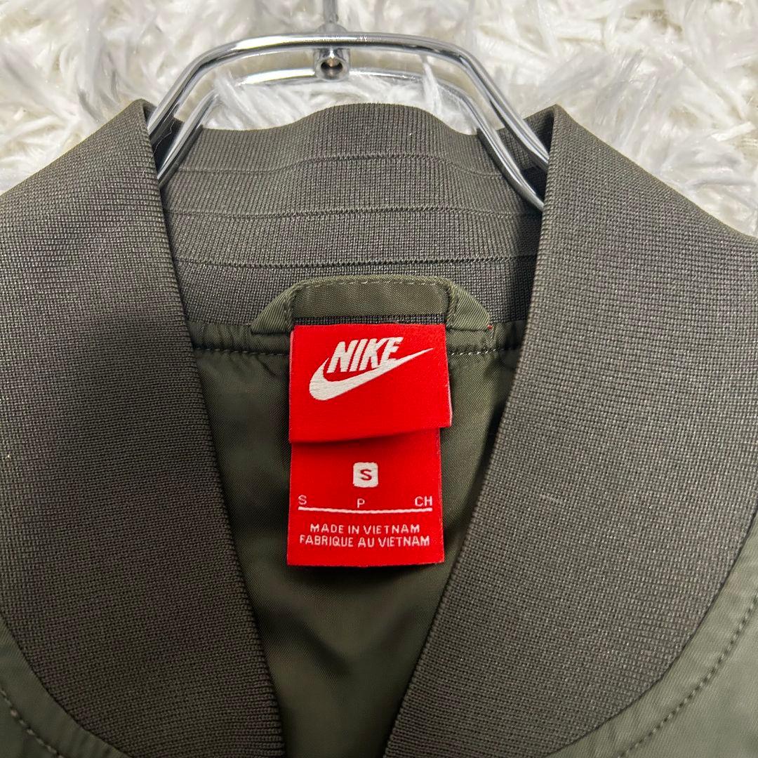 美品✨️NIKE ナイキ メンズ MA-1 フライトジャケット カーキ ブルゾン