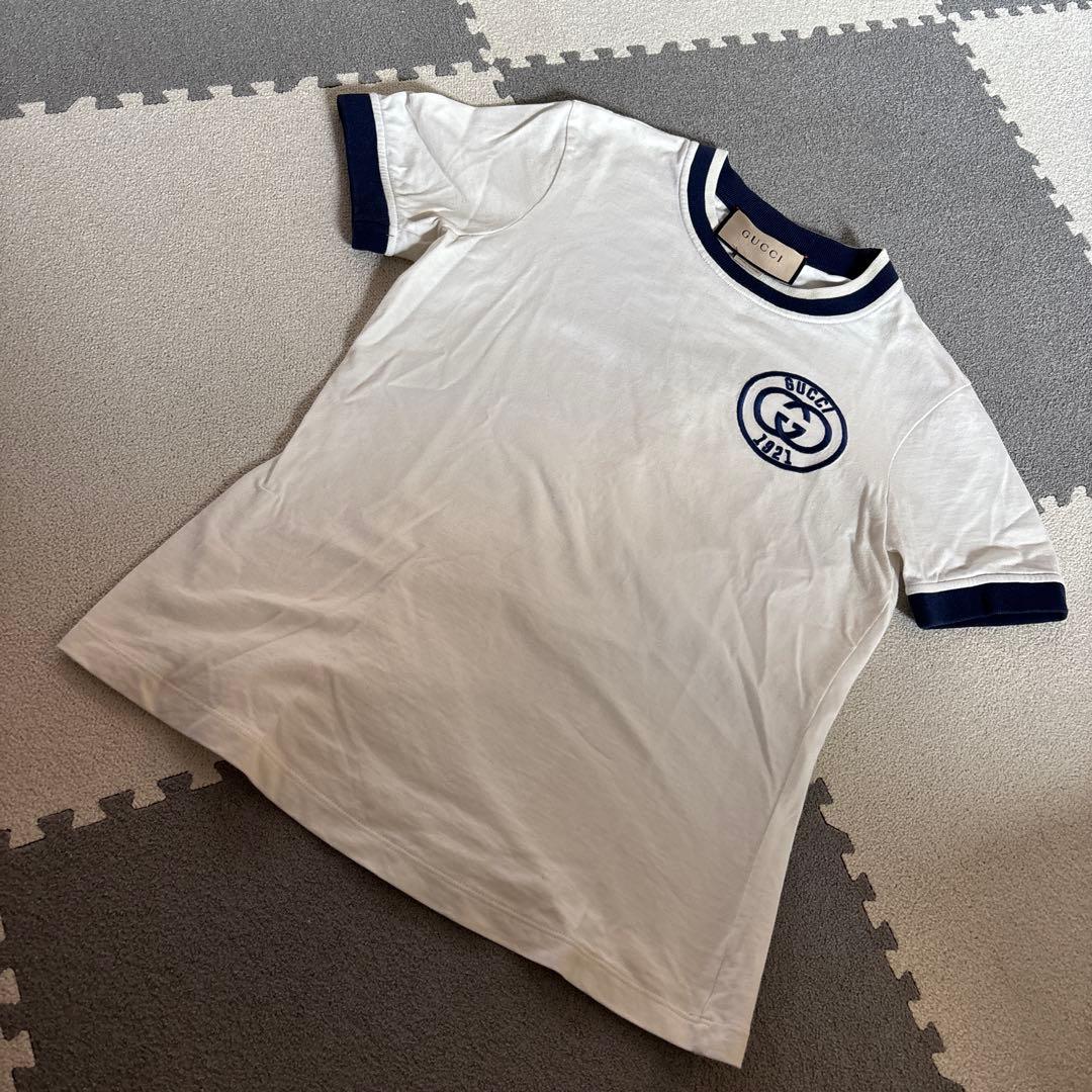 ⚫︎GUCCI エンブロイダリー コットンジャージー Tシャツ XS 美品