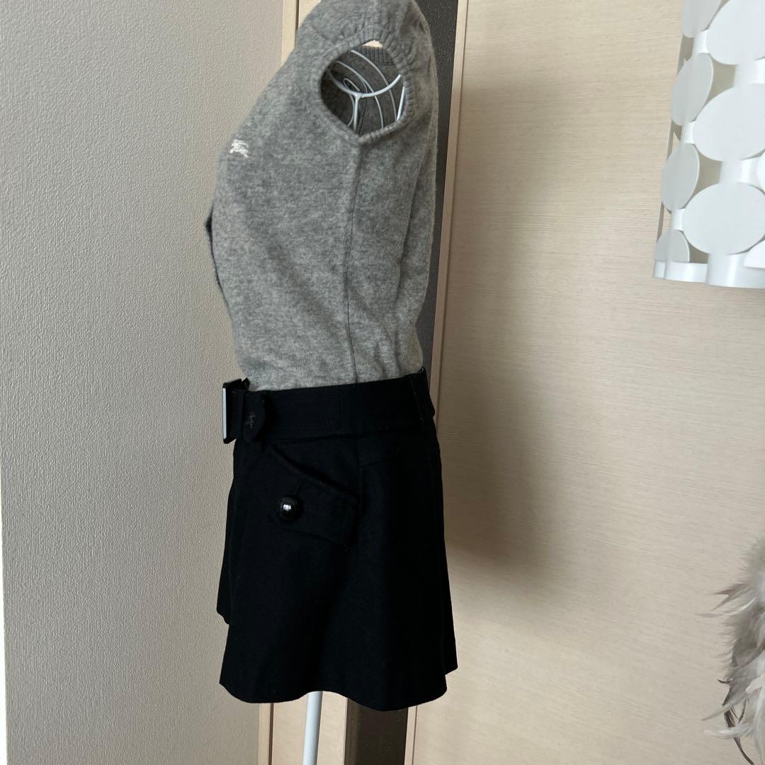 可愛い❣️Burberry ベルト付きミニキュロット