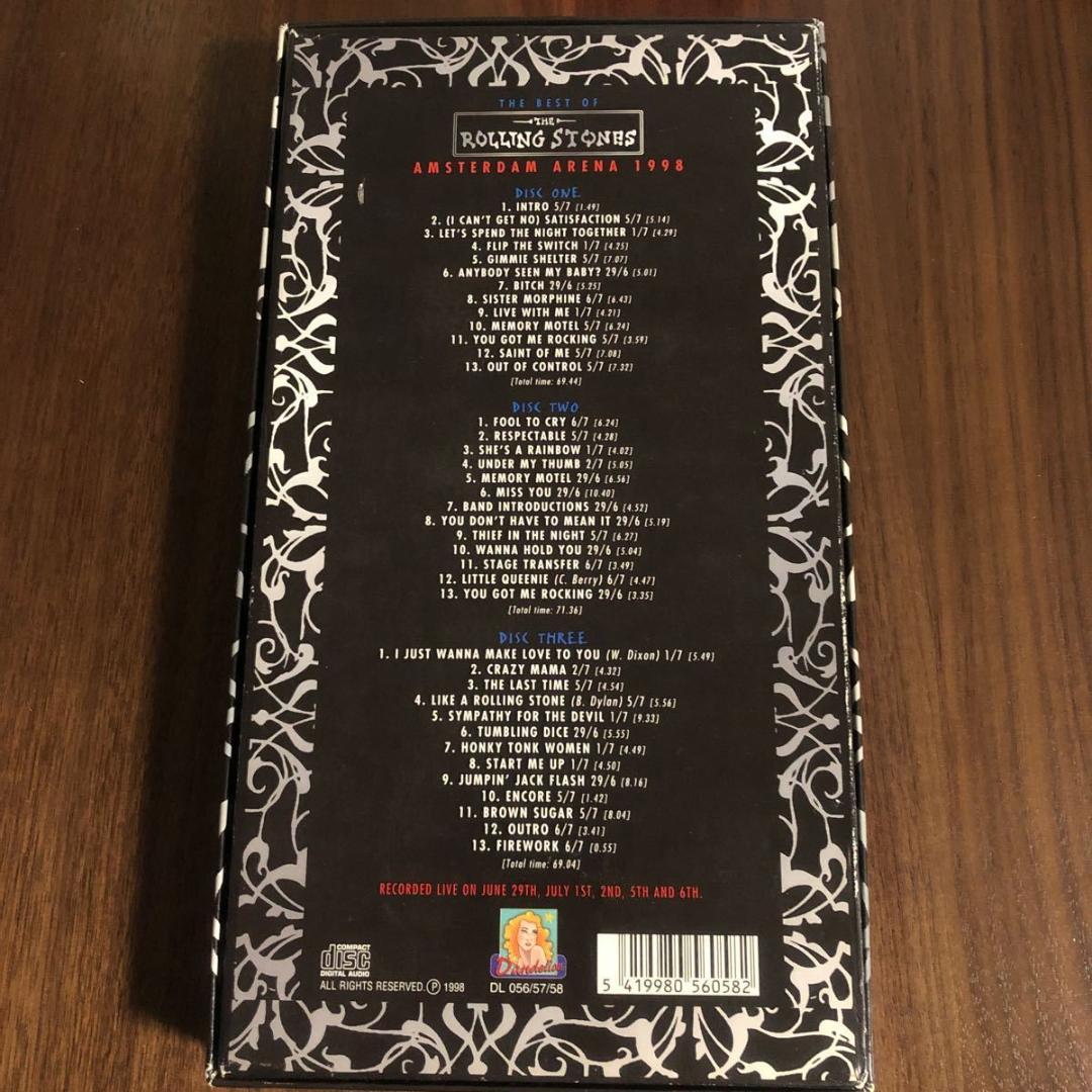 3CD-BOX！ローリング・ストーンズ/AMSTERDAM ARENA 1998