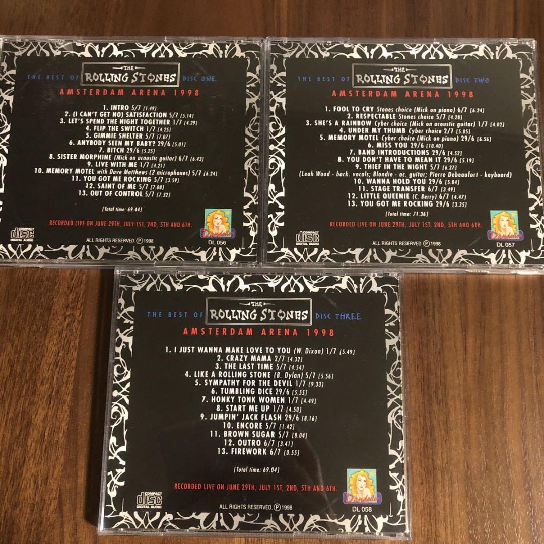 3CD-BOX！ローリング・ストーンズ/AMSTERDAM ARENA 1998