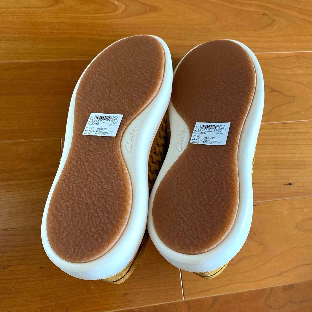 新品クラークス ☺︎ コートライトウィーブ オーク ウィーブ 24.5cm UK6