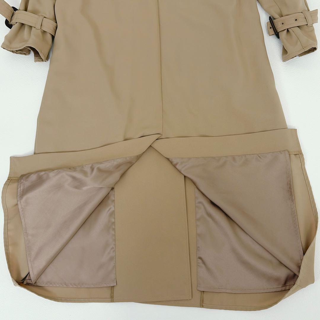 COHINA ロング テロンチコート ベージュ トレンチ XS