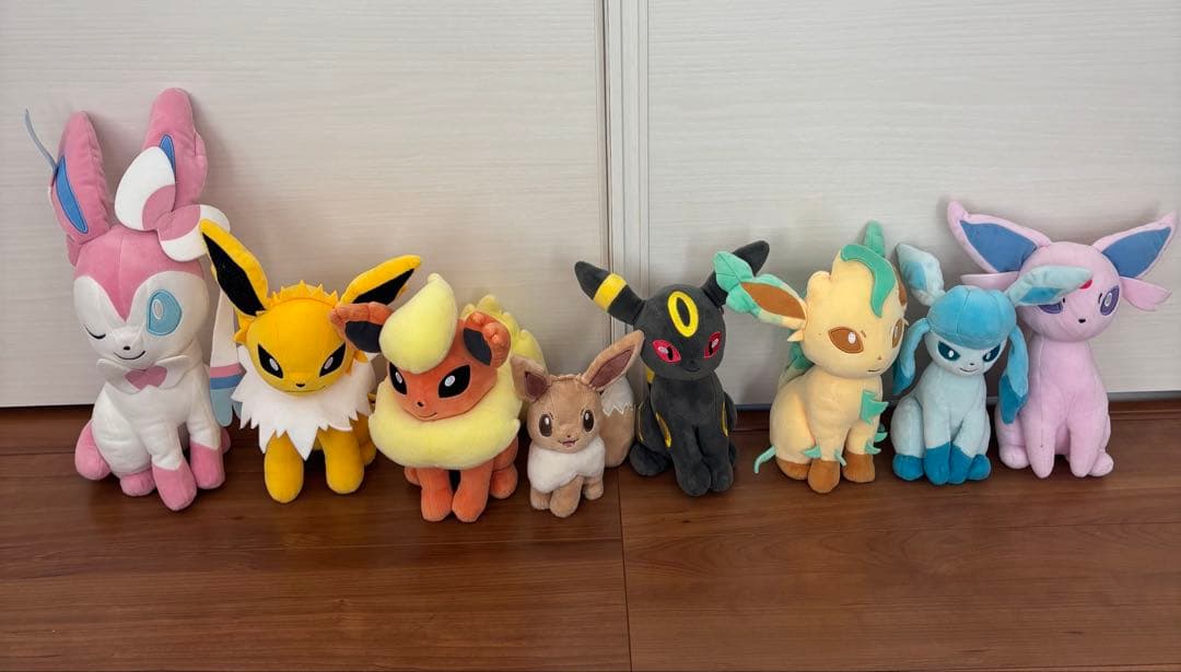 ポケモンぬいぐるみ ブイズ8まとめ売り