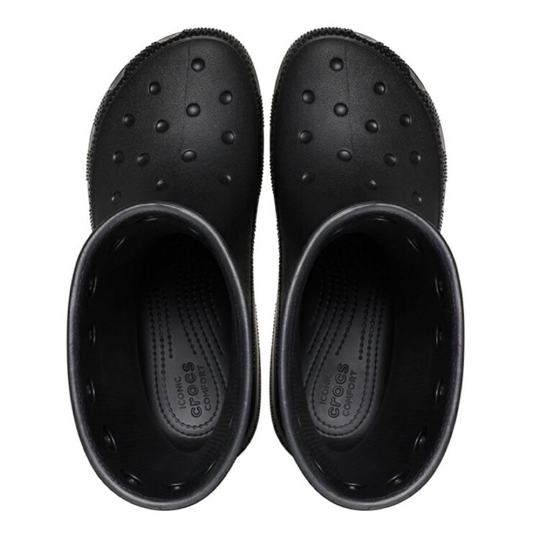 【値下げ】未使用　crocs レインブーツ 25㎝　長靴　梅雨　クロックス