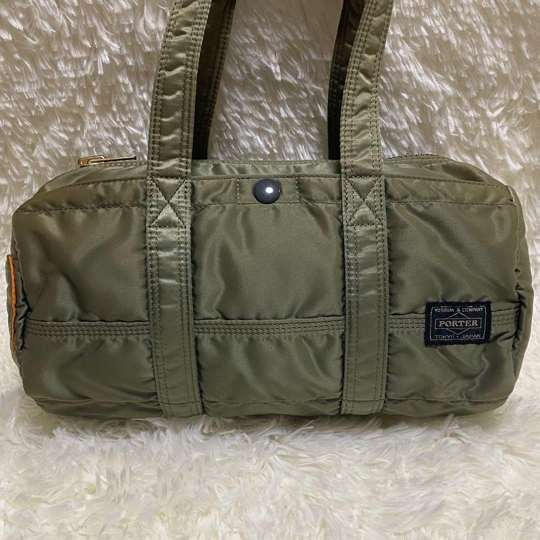 ✨美品✨PORTER タンカー ミニボストンバッグ セージグリーン S