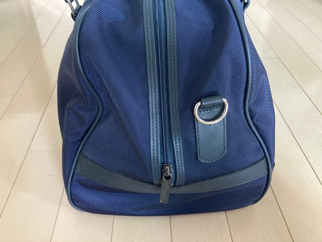 【美品】BARNEYS NEW YORK ボストンバッグ ブルー