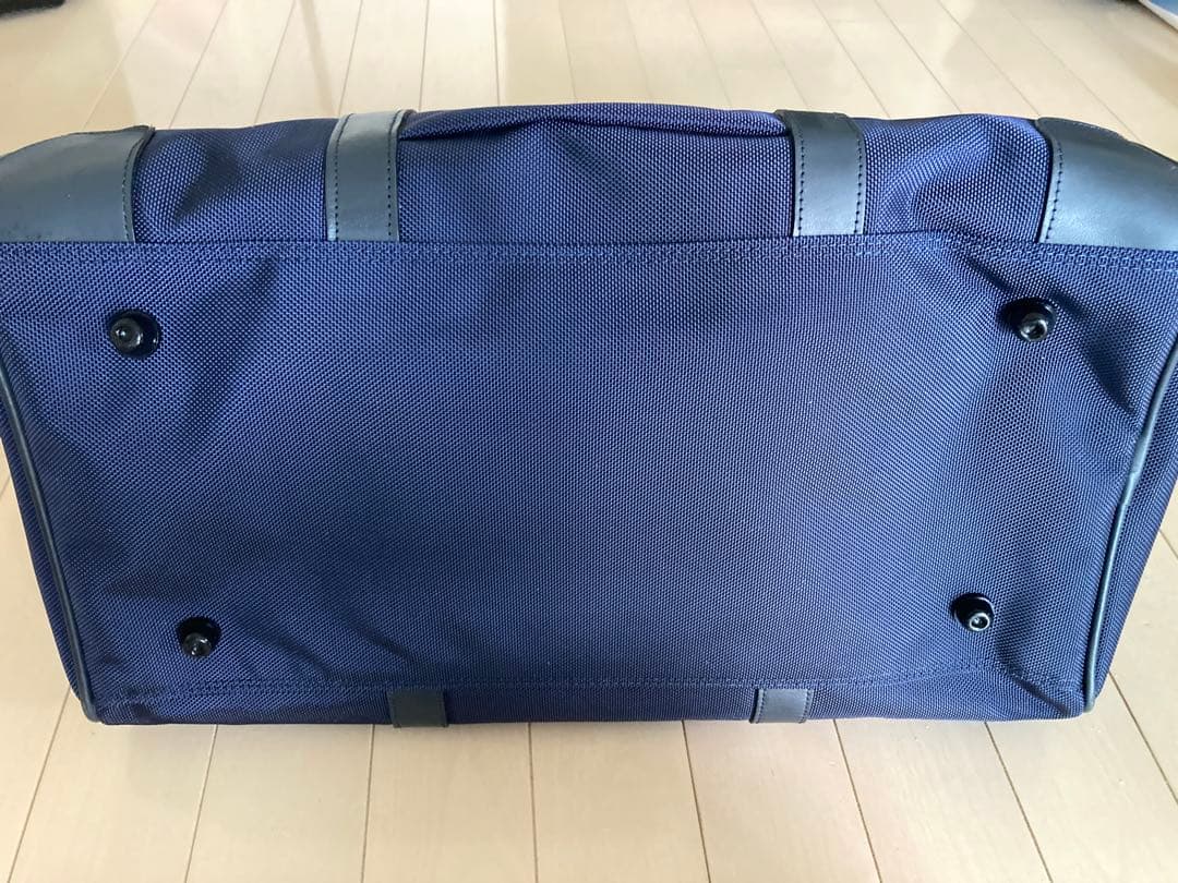 【美品】BARNEYS NEW YORK ボストンバッグ ブルー