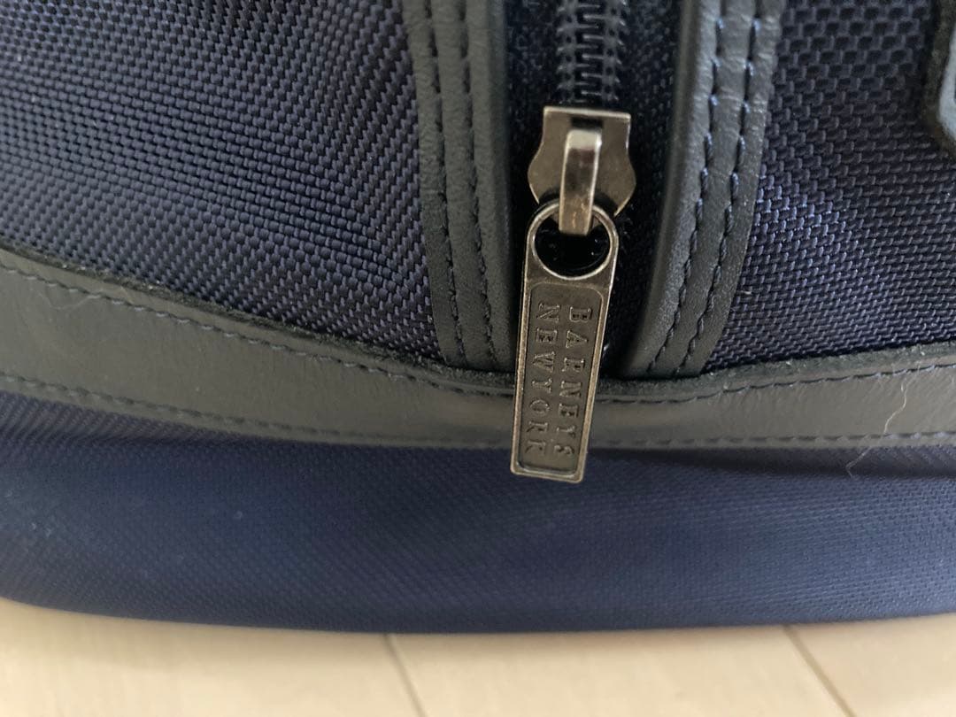 【美品】BARNEYS NEW YORK ボストンバッグ ブルー