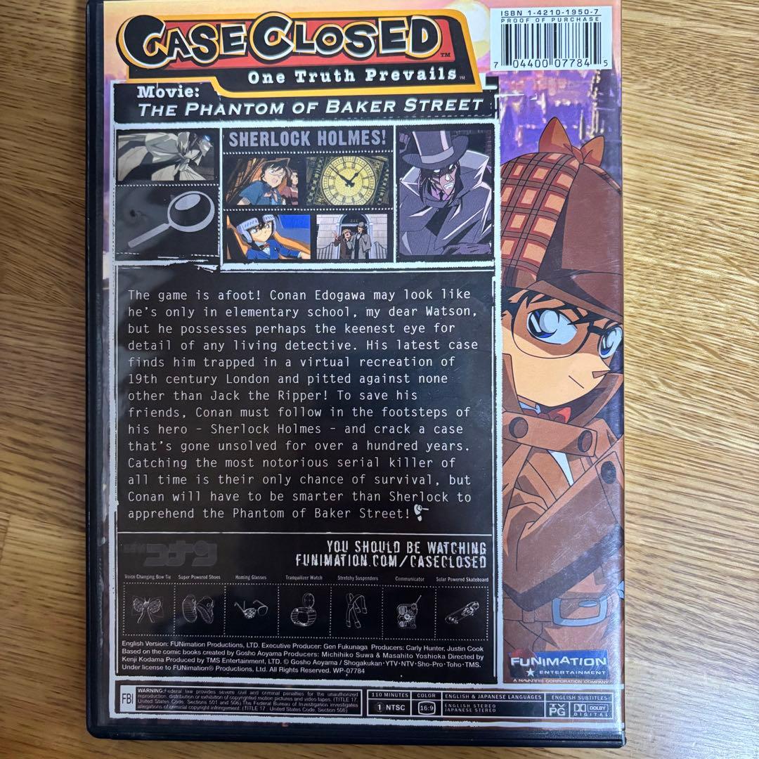 劇場版コナン　北米版　CASE CLOSED DVD 3作品セット