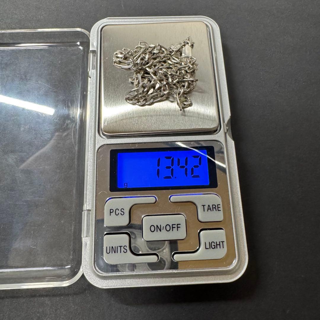 【超太め 60㎝ 4㎜】ヴィンテージ フィガロチェーンネックレス