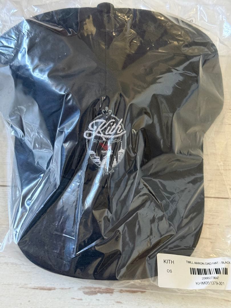 帽子 Kith Twill Aaron Classic Cap Black