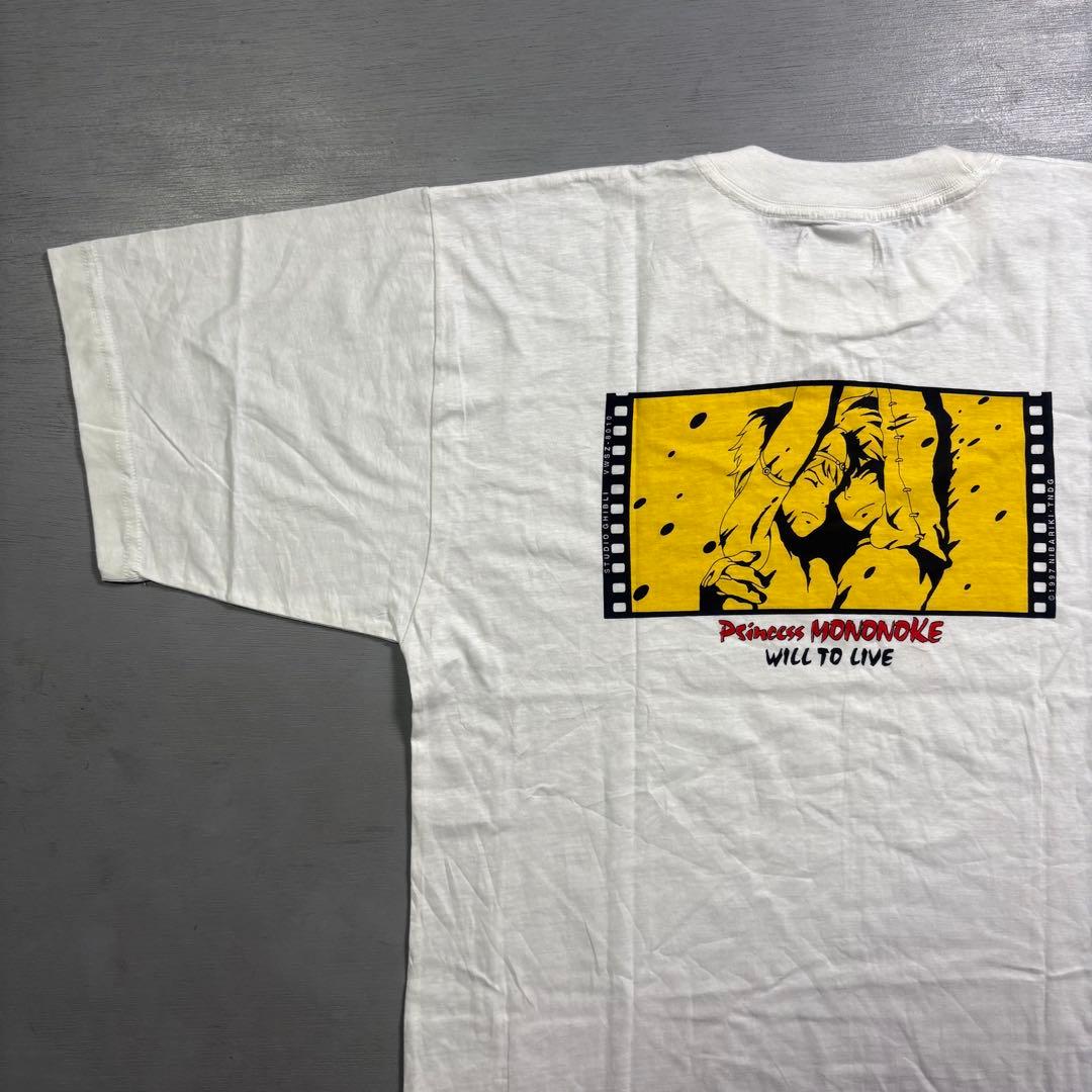 ジブリがいっぱい　もののけ姫　Tシャツ　1997年 ジブリ公式　90's