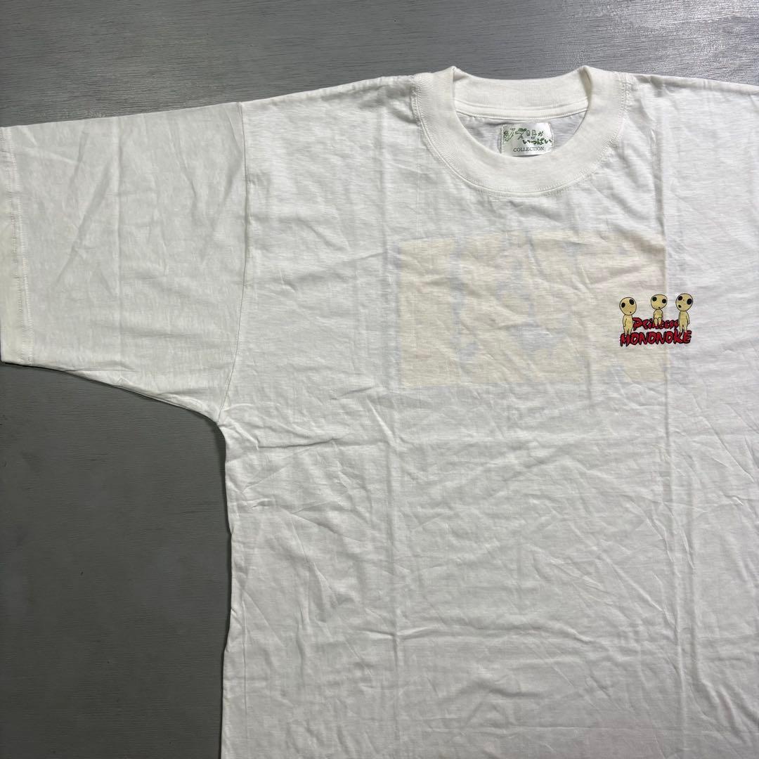 ジブリがいっぱい　もののけ姫　Tシャツ　1997年 ジブリ公式　90's