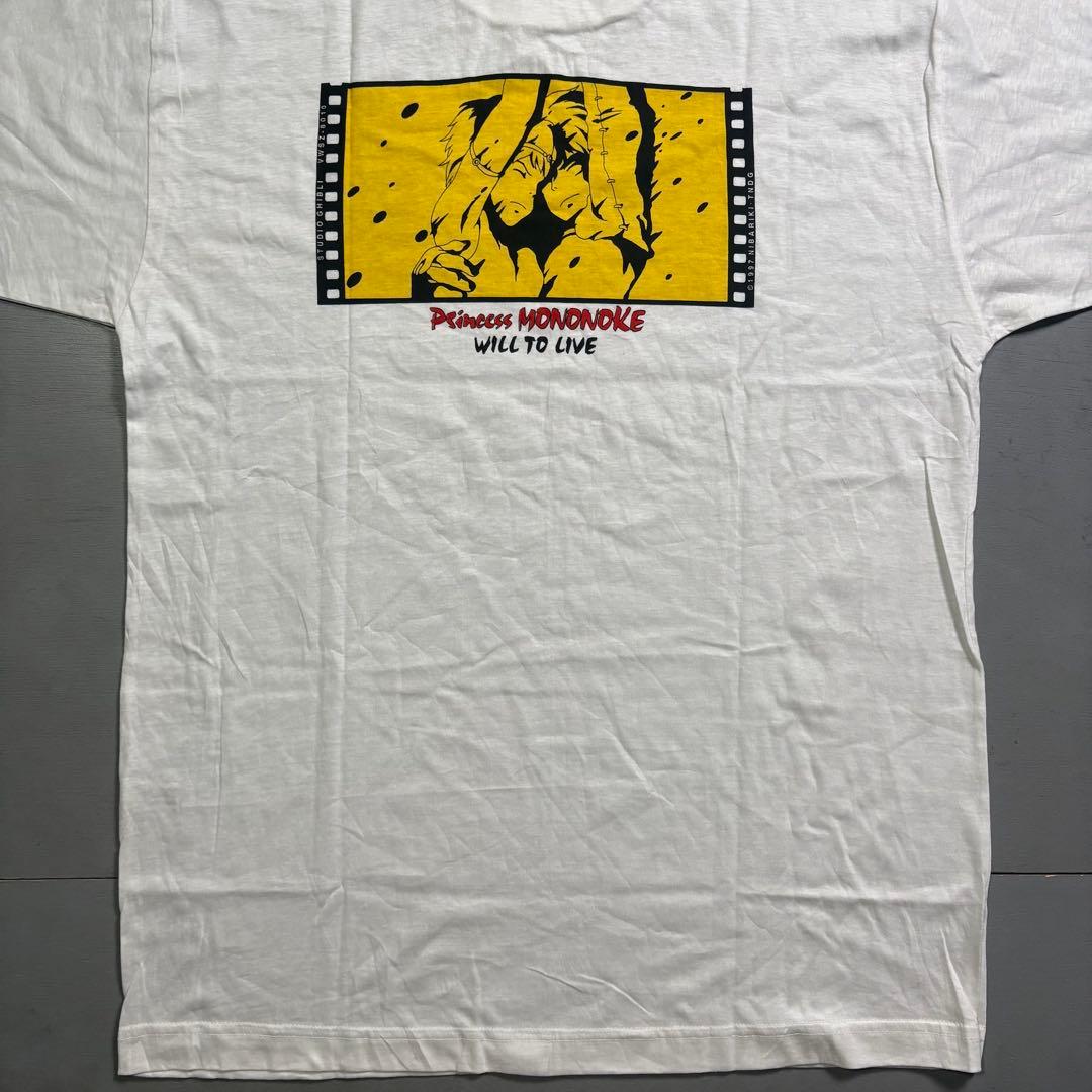 ジブリがいっぱい　もののけ姫　Tシャツ　1997年 ジブリ公式　90's
