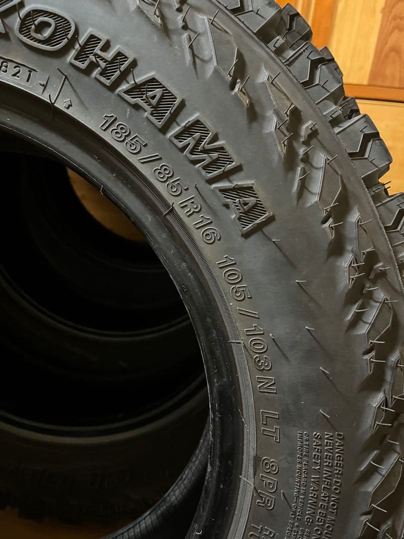 ヨコハマ　ジオランダーG003 MT 185 85 r16 ４本　手渡し限定