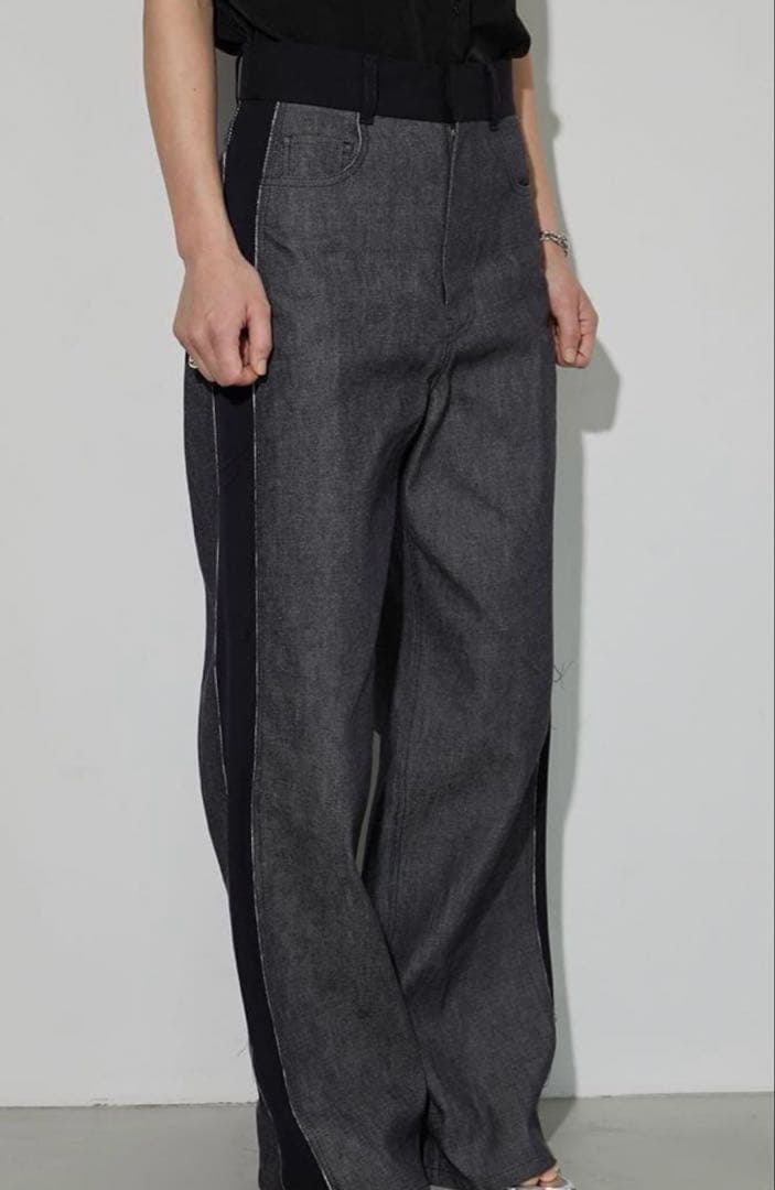 ルシェルブルー　　デニムパンツ　Two Tone Raw Denim Pants