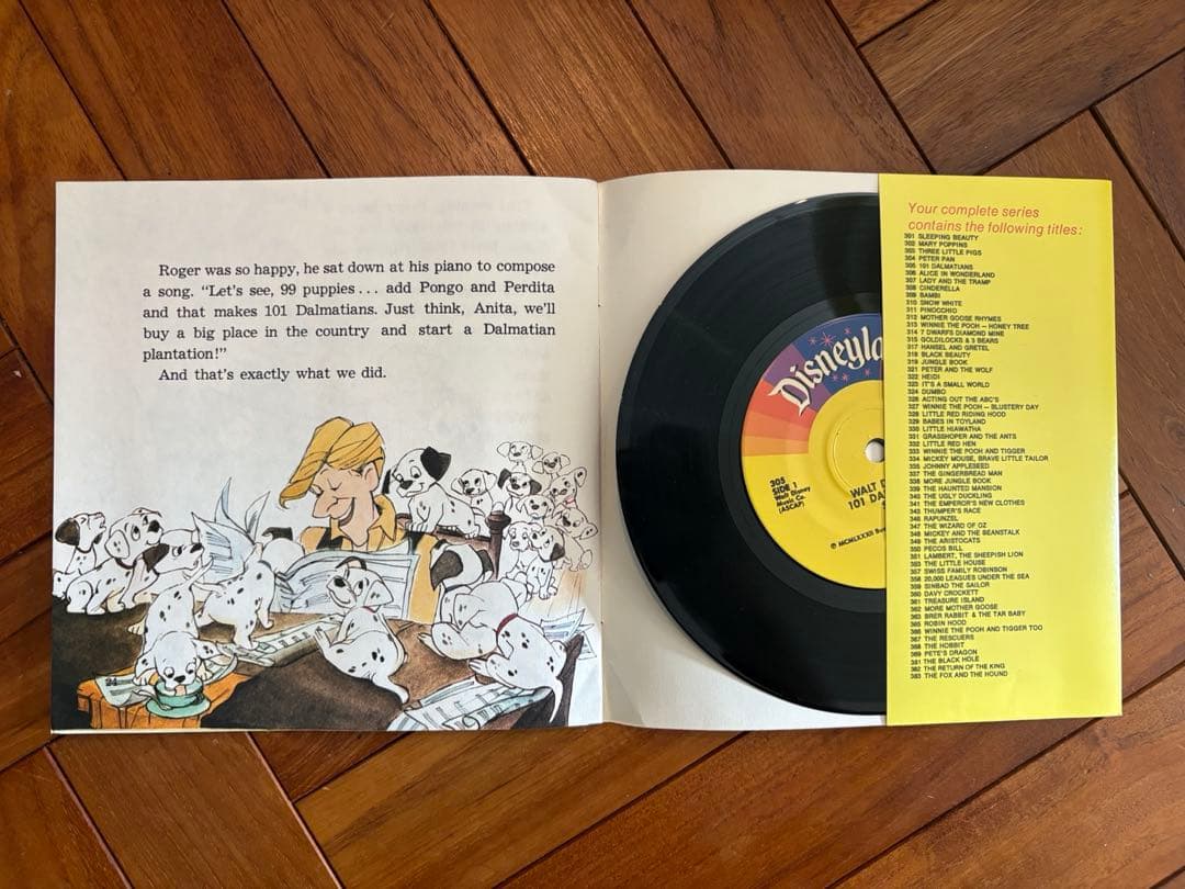 アート・デザイン・音楽 Walt Disney book and record & box