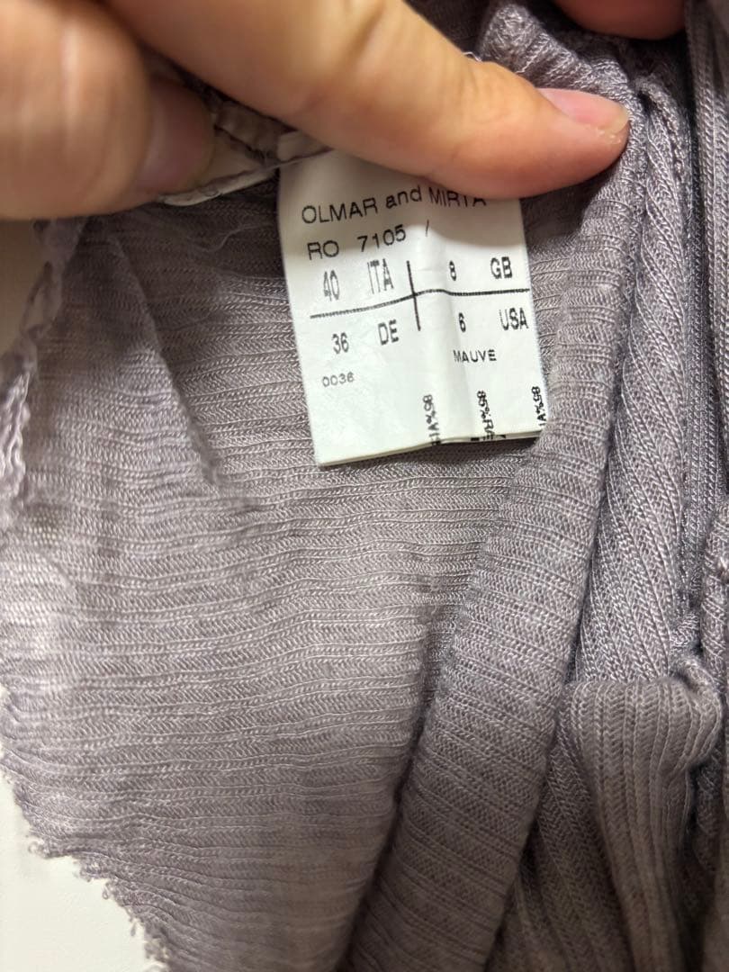 リックオウエンス　オルマー＆マリータ　タンクトップ