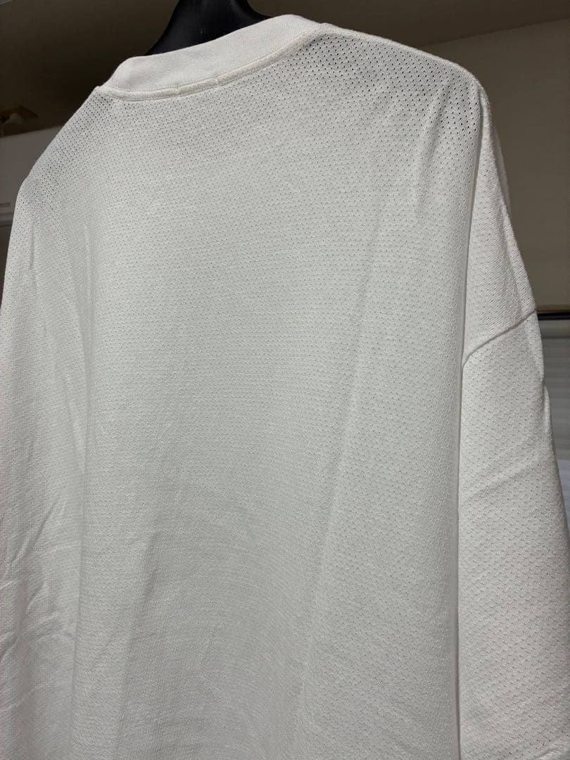 COMOLI 25SS コットンメッシュ 半袖Tシャツ サイズ3