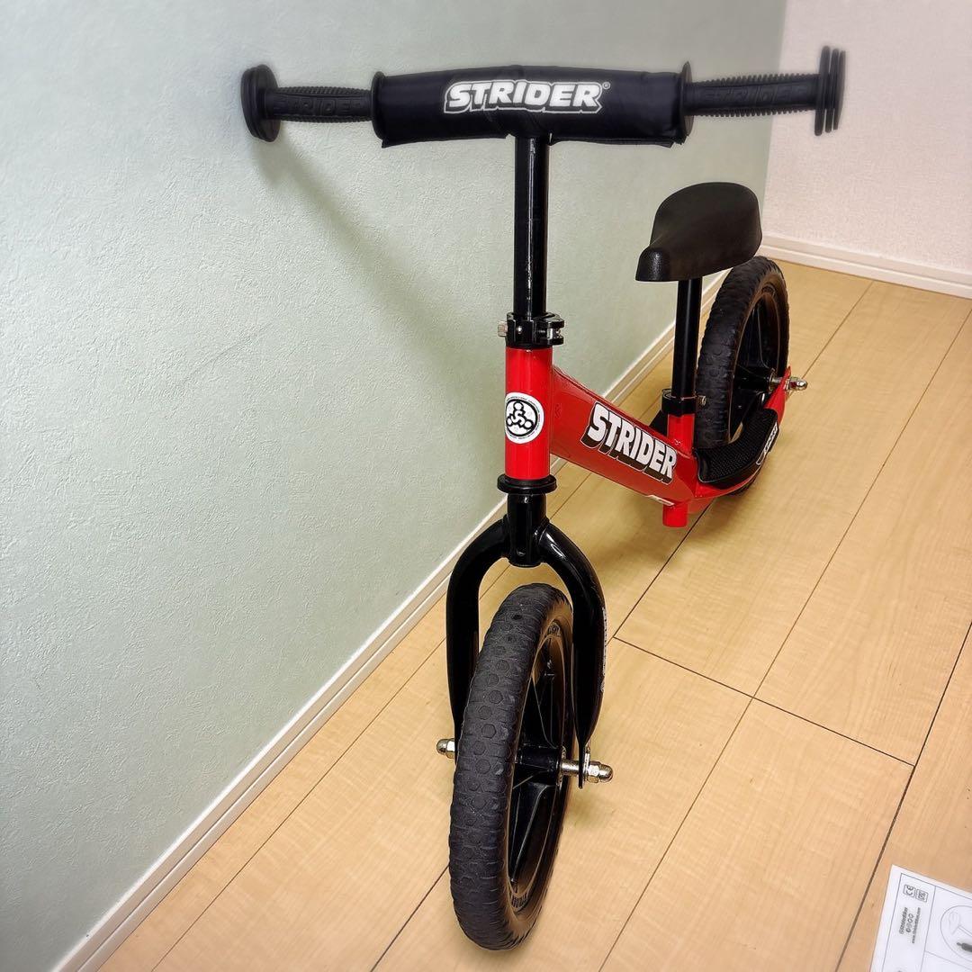 とし　STRIDER sports バランスバイク レッド 延長サドル