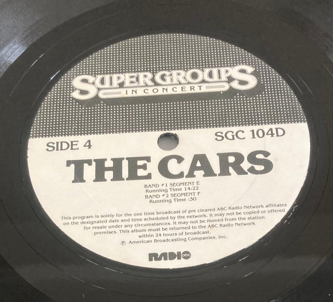 ◾️貴重!!未発表ライブ/ラジオ局マスターディスク2LP◾️THE CARS / ザ
