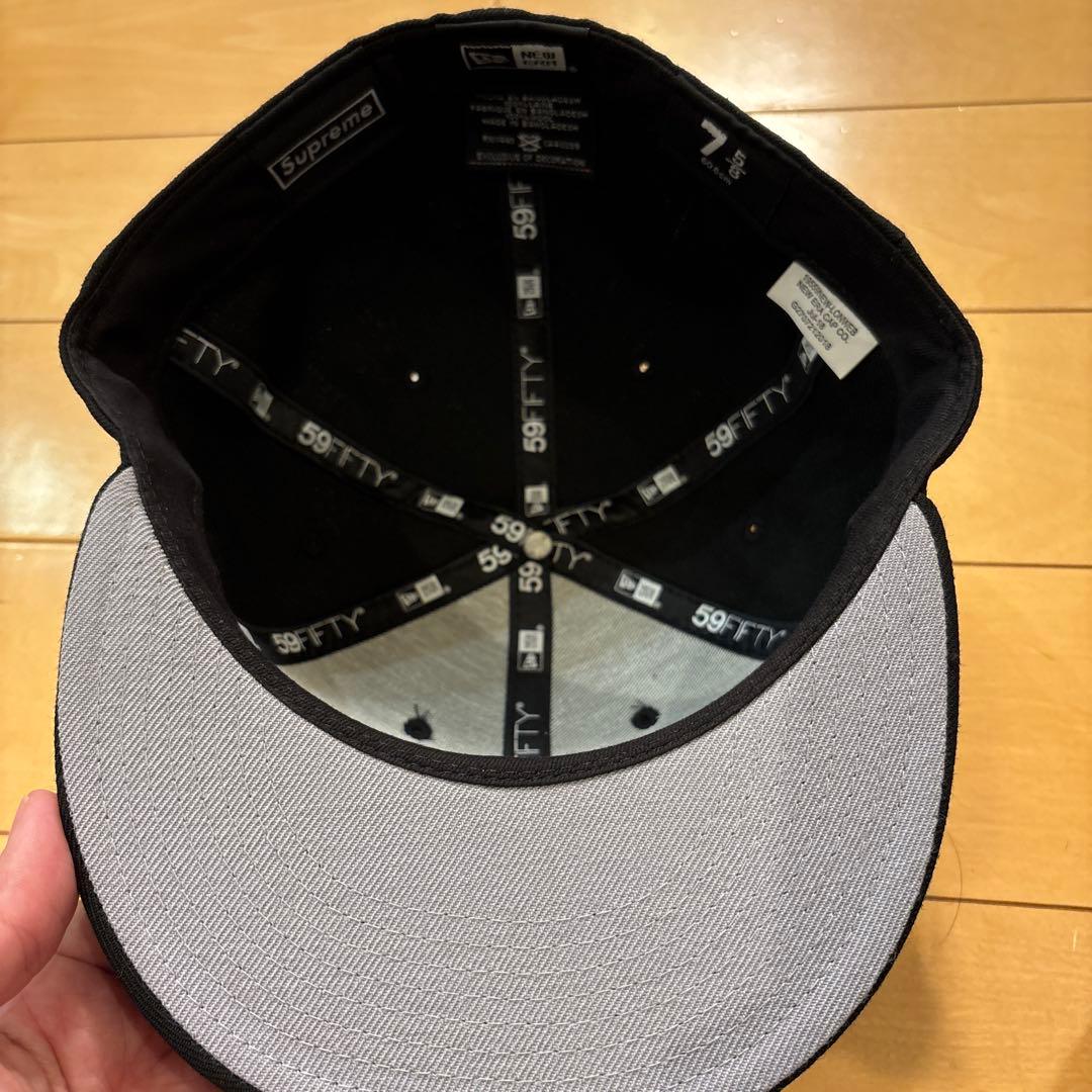 supreme new era script 7 5/8 美品
