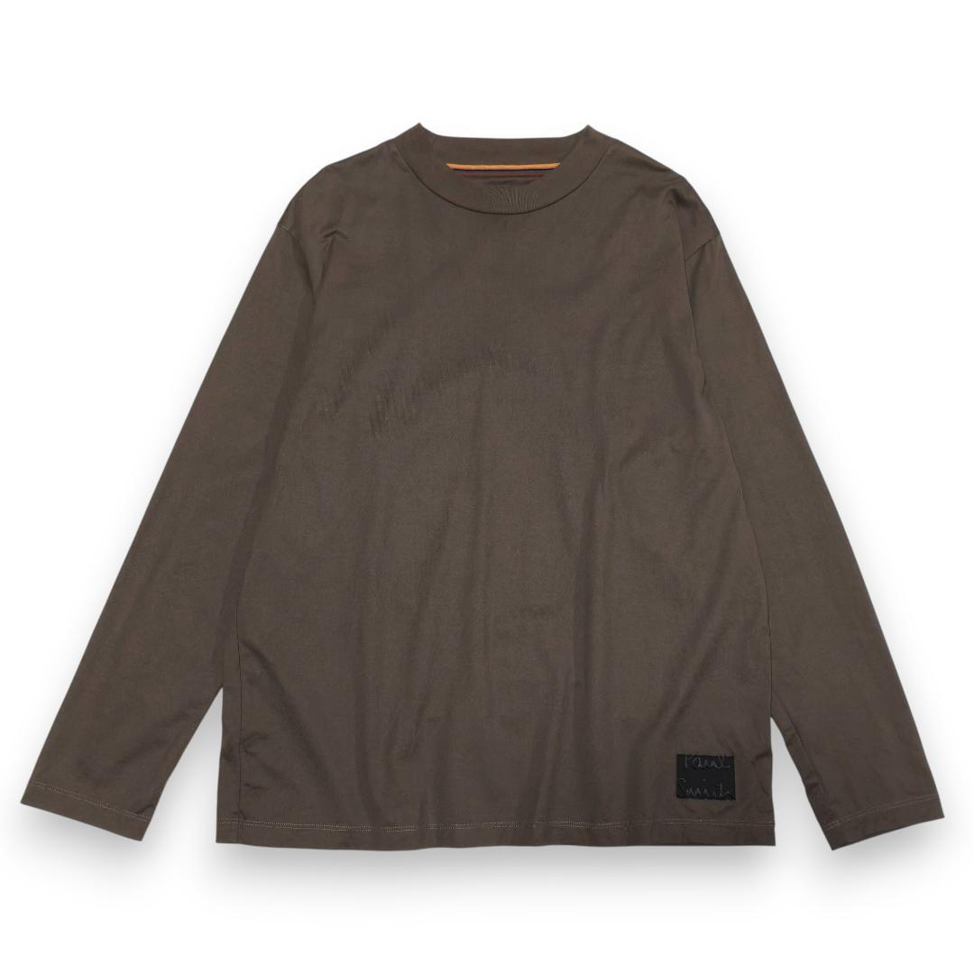 25年製 ポールスミス \"Cropped logo\" モックネック長袖Tシャツ