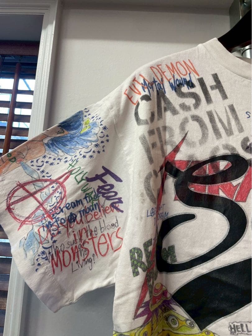 SAINT Mxxxxxx x TM Graff Tee \"White\"村上隆