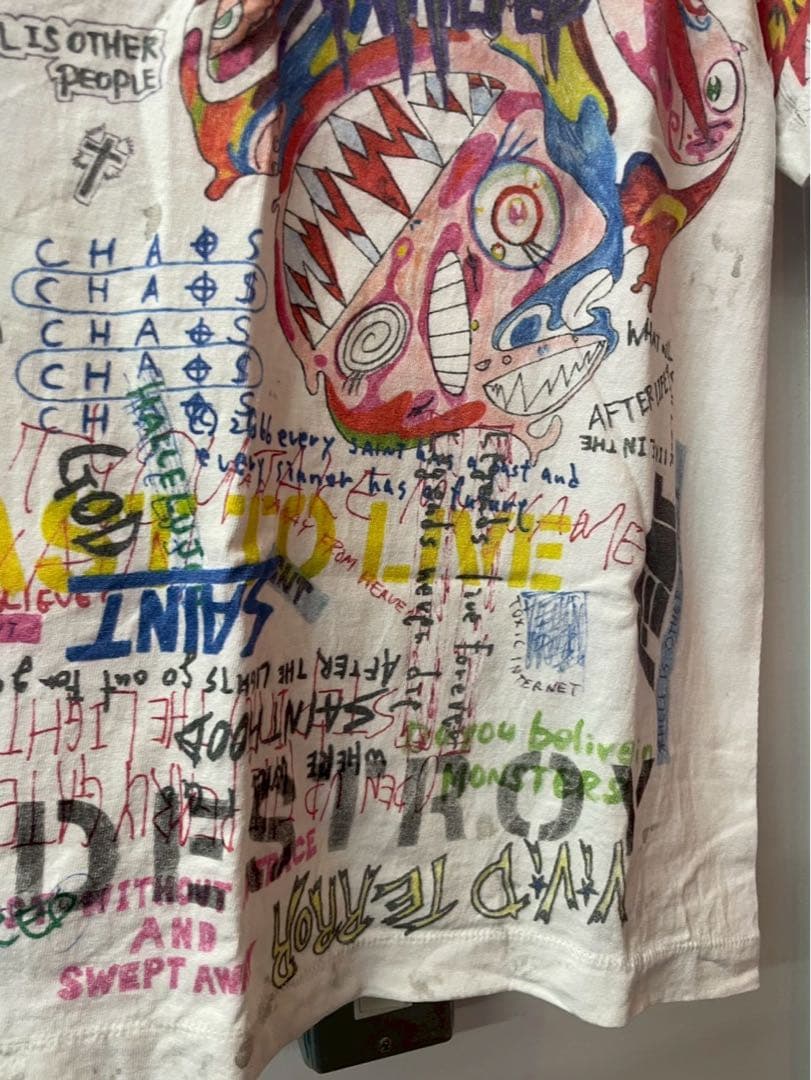 SAINT Mxxxxxx x TM Graff Tee \"White\"村上隆