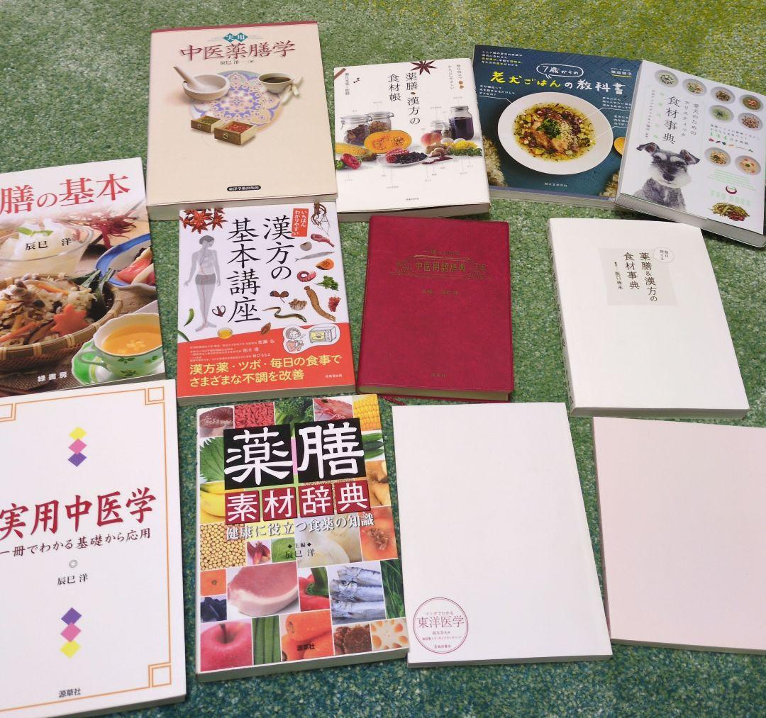 【まとめ売り】中医学・薬膳・漢方 専門書12点セット（辰巳洋 著 ほか）