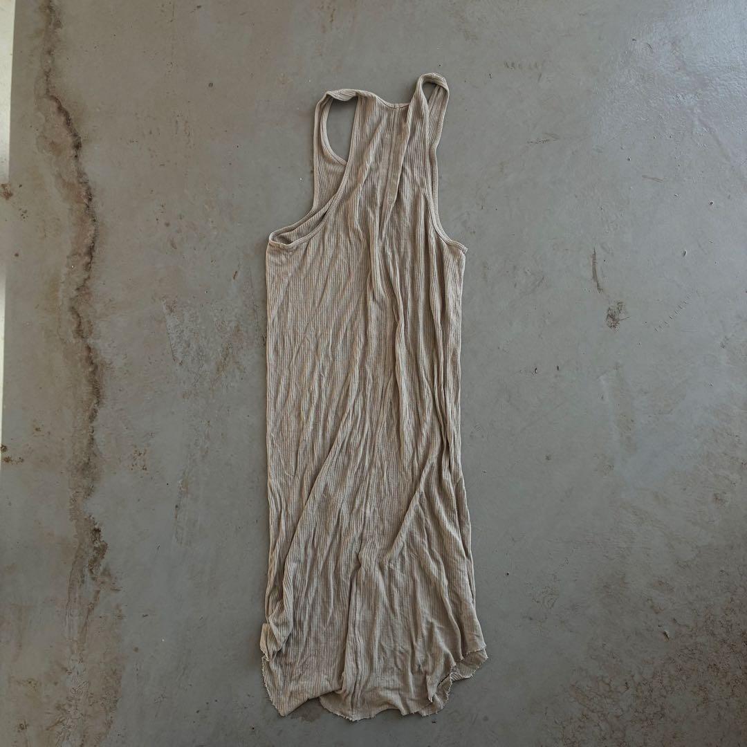 トップス 24AW Rick owens Basic Tanktop 08 PEARL