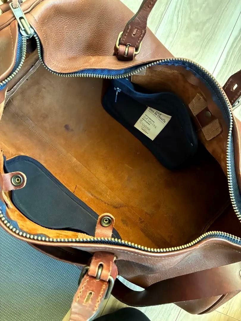 bleu de chauffe レザーダッフルバッグ　RRL ウィルレザーグッズ