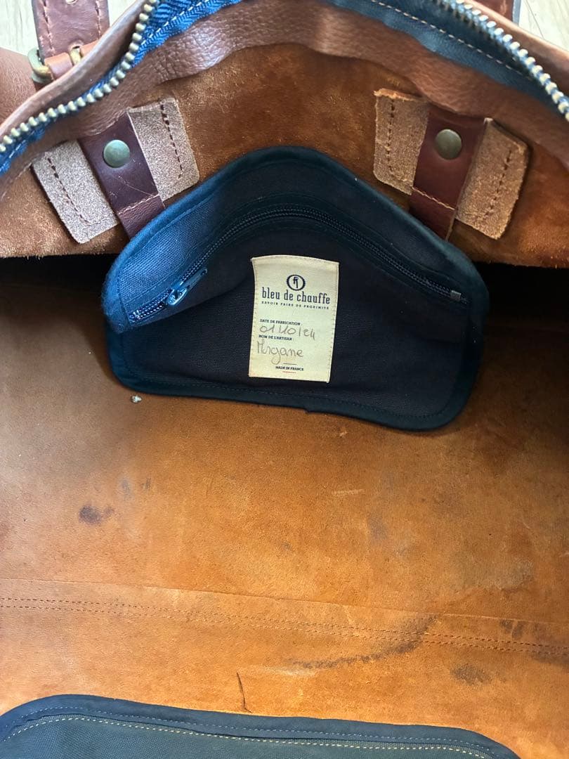 bleu de chauffe レザーダッフルバッグ　RRL ウィルレザーグッズ